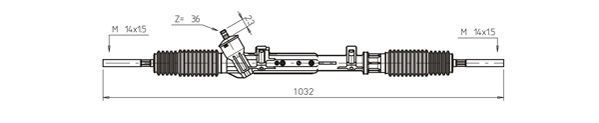 GENERAL RICAMBI Рулевой механизм BW4003
